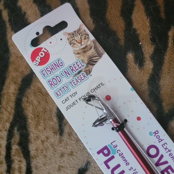 Spot Cat Fishing Rod And Reel Teaser Toy New ! - Picture 3 of 3